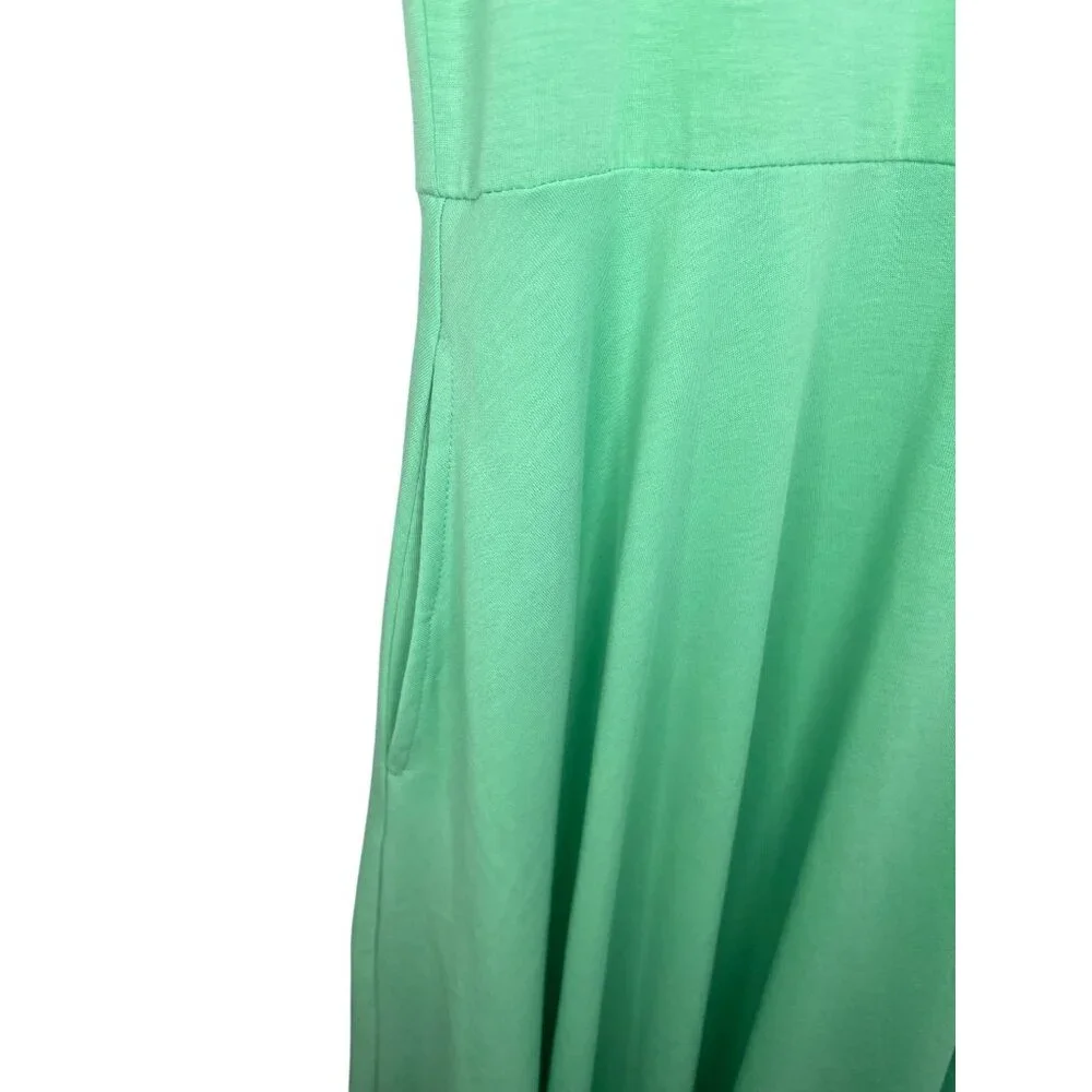 Lularoe Nicki Mint Green Sleeveless Fit & Flare A-Line Dress Womens Large - Picture 11 of 16
